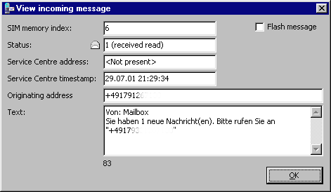 SMS40 View